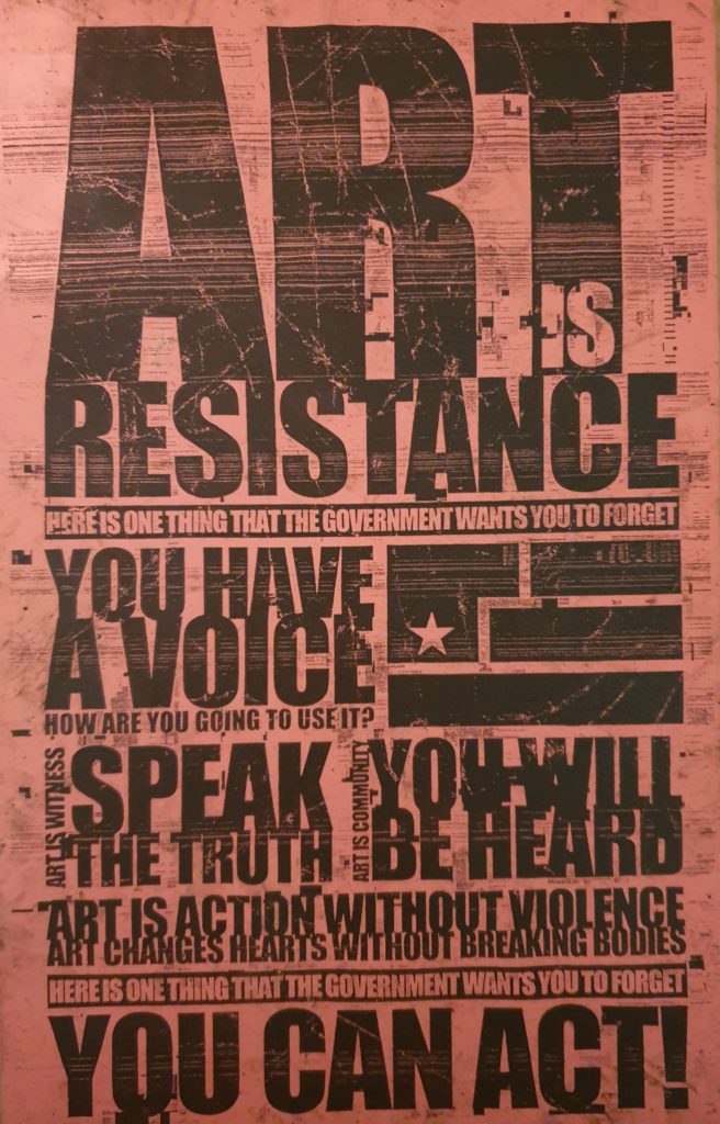 Art is resistance